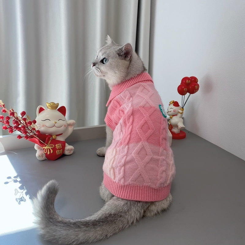 Pull en laine pour chats Kawaii - Style japonais