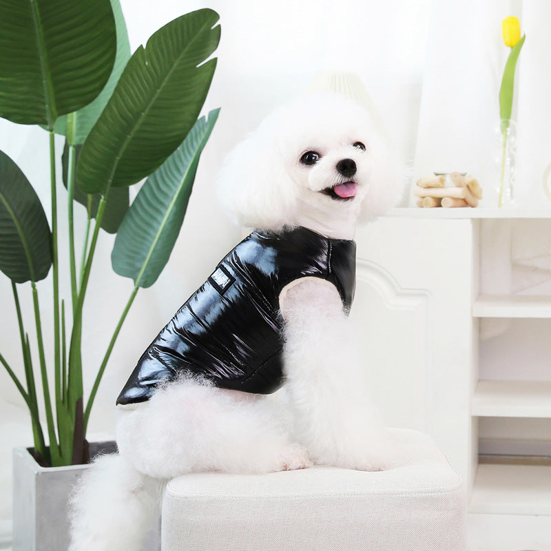 "Dadagou" Four-Legged Dog Down Jacket - Warm and Comfortable Fleece Coat for Small Dogs