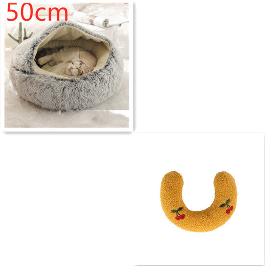 Cuccia Avvolgente "Comfort Ciambella" in Pile con Copertina - Dog Moda
