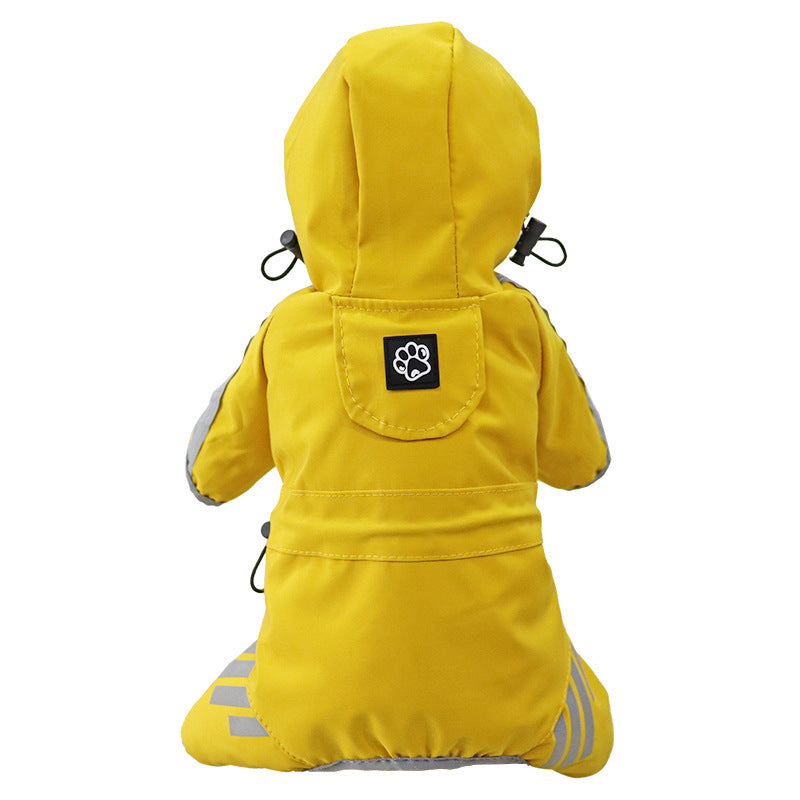 Dog Raincoat and Maltese with Breathable Hood "Cloudy"