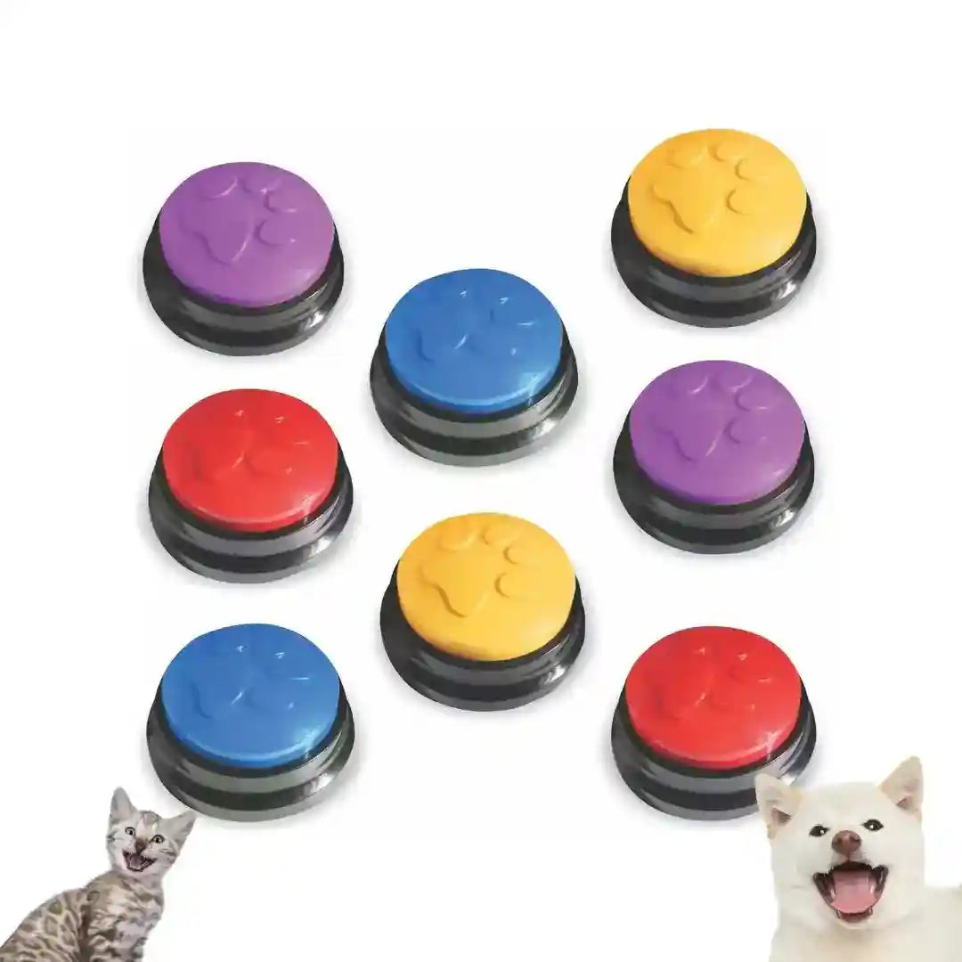 Pulsanti Comunicativi per Cani - Set 8 Tasti Interattivi by Dog Moda