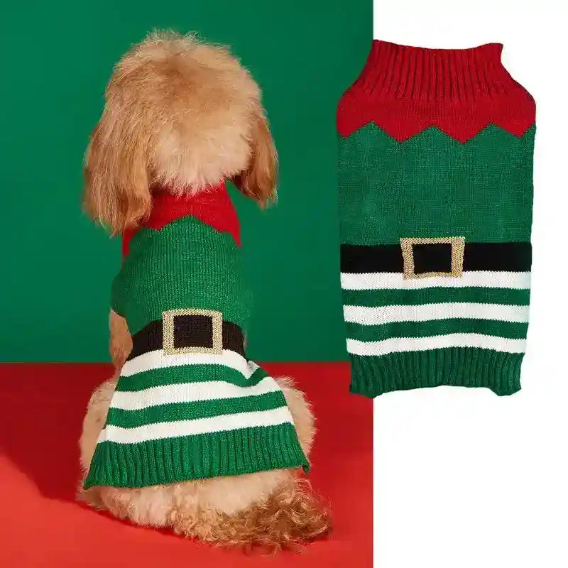 Maglione Natale per Cani - 11 Fantasie Babbo Natale Renne by Dog Moda