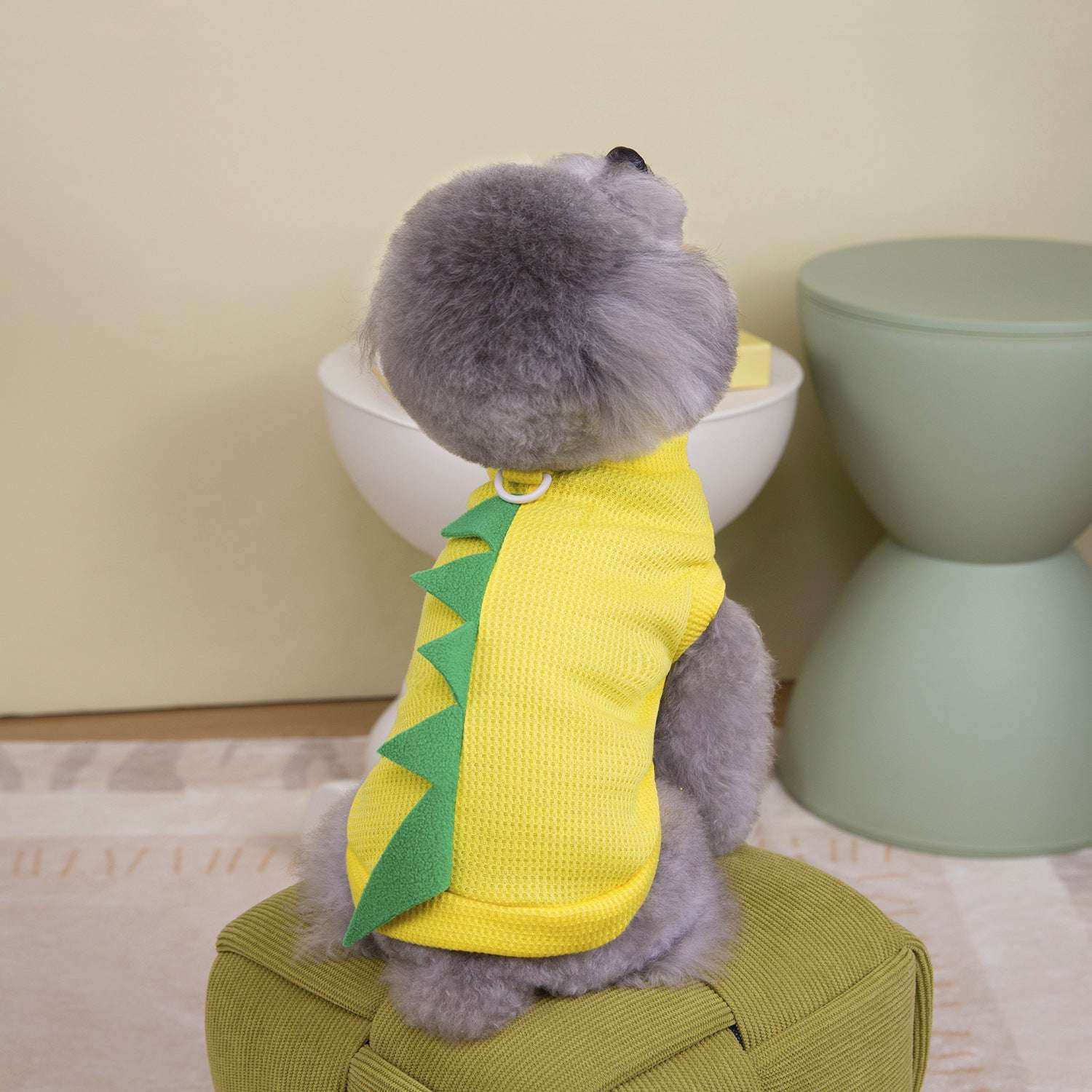 Maglia Cane Dinosauro | Pettorina Integrata | T-Rex | Dogmoda