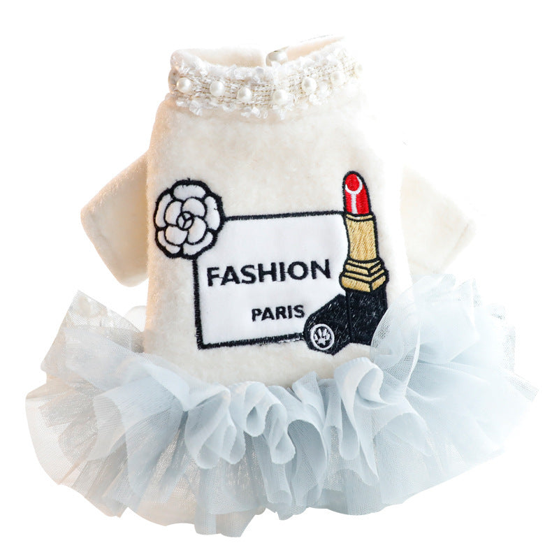 Chihuahua Fleece Dress "Fashion"