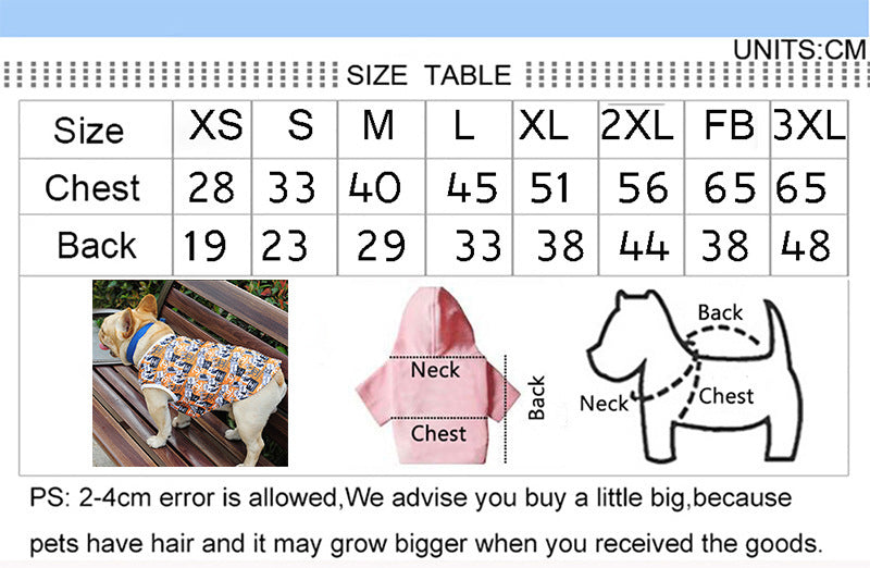 Maglia Smanicata per Bulldog - Cotone Morbido e Traspirante