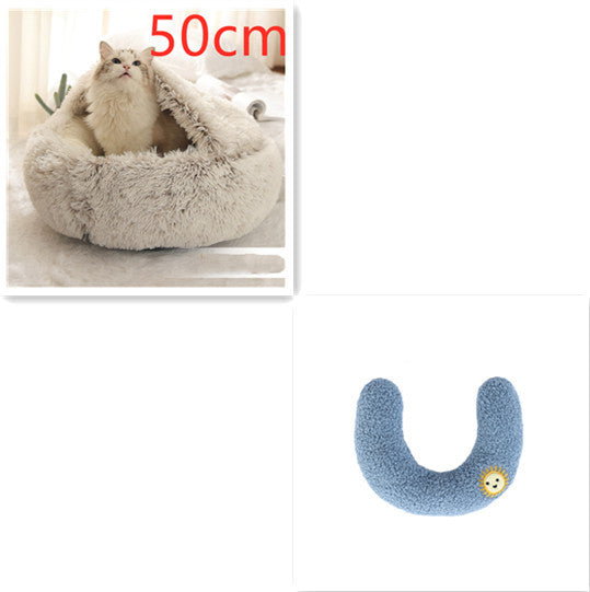 Cuccia Avvolgente "Comfort Ciambella" in Pile con Copertina - Dog Moda