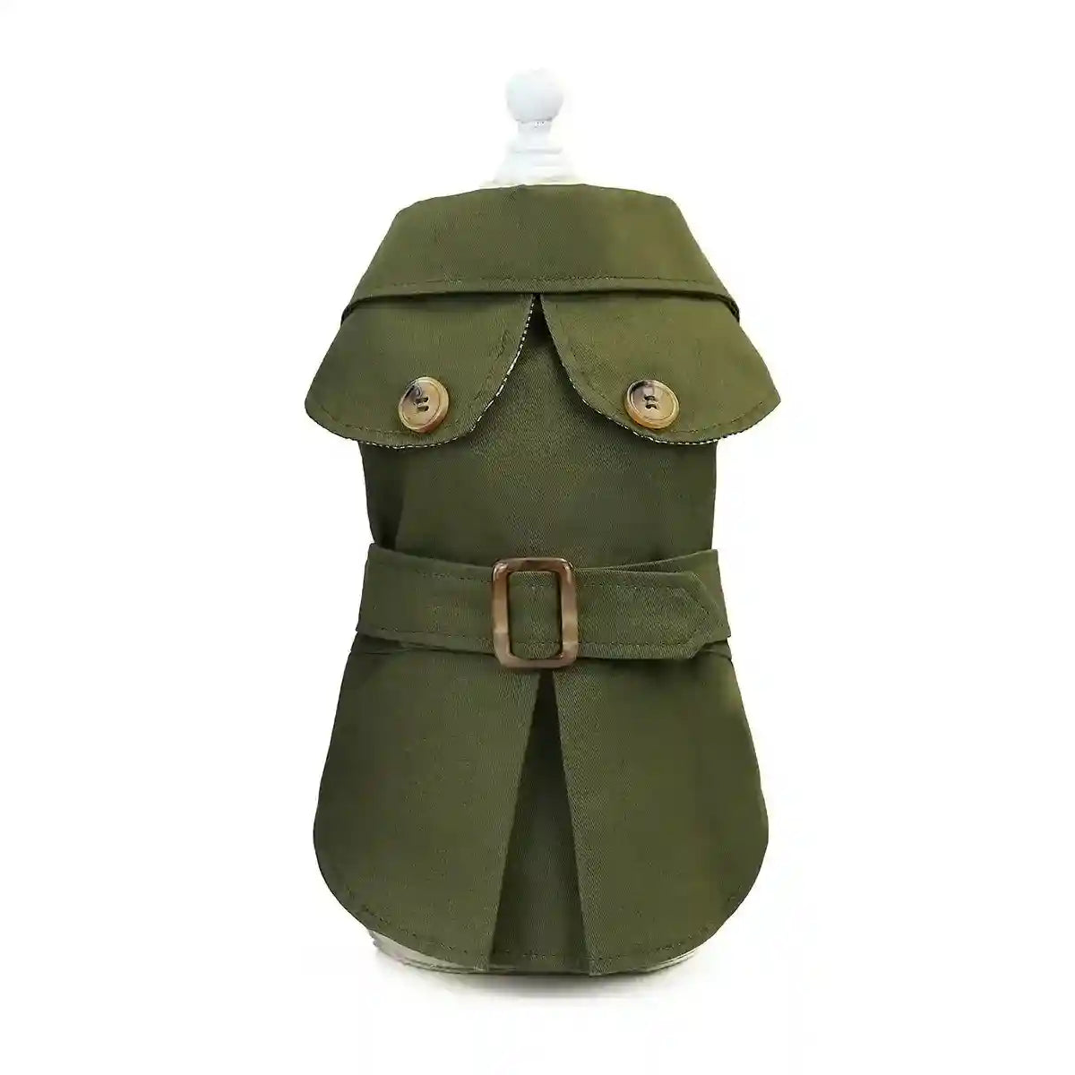 Cappotto leggero elegante per cani piccoli con bottoni e colletto by Dog Moda