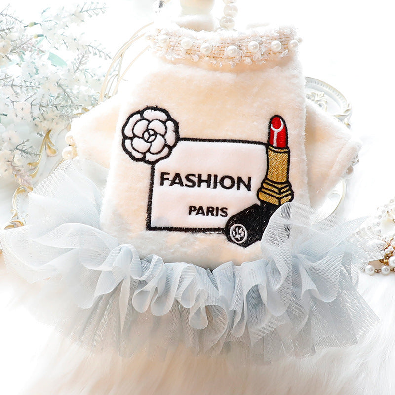 Chihuahua Fleece Dress "Fashion"