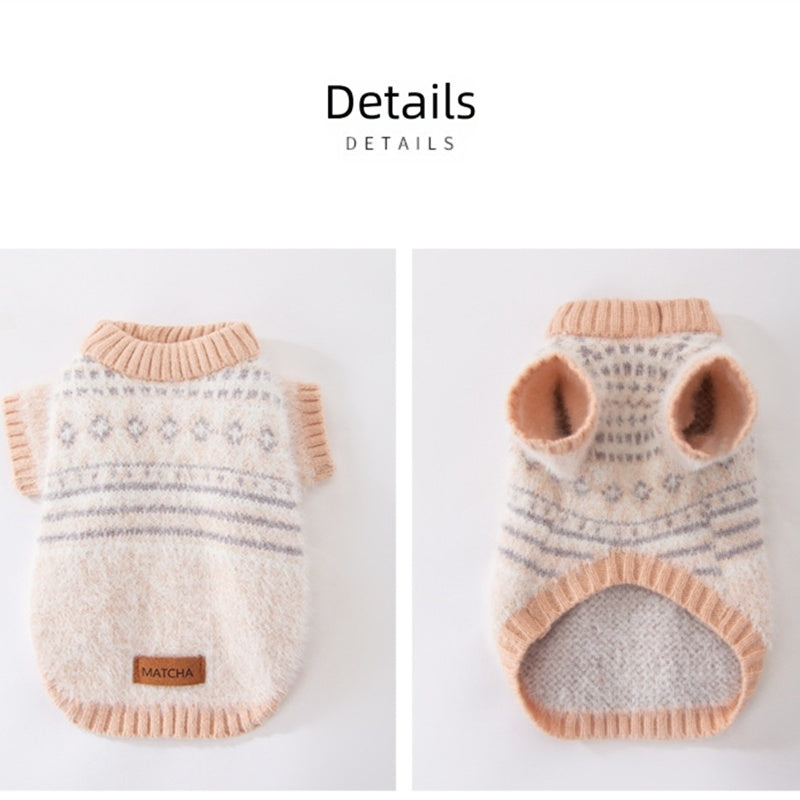 SoffioCaldo Chenille Sweater for Dogs and Cats