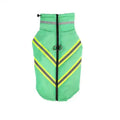 Abrigo deportivo para perros con cremallera, reflectantes y cordón antifrío