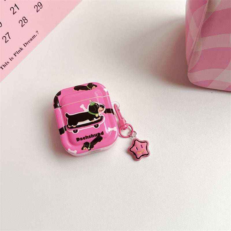 Cover AirPods TPU Fantasia Bassotto – Stile Cartoon Portatile by Dog Moda