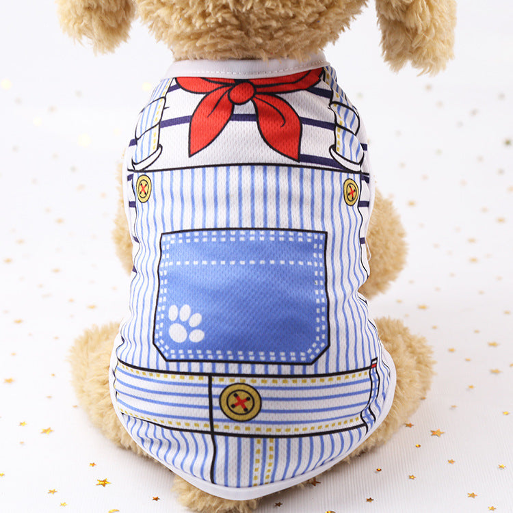 "Little Teddy" Sleeveless Dog Shirt