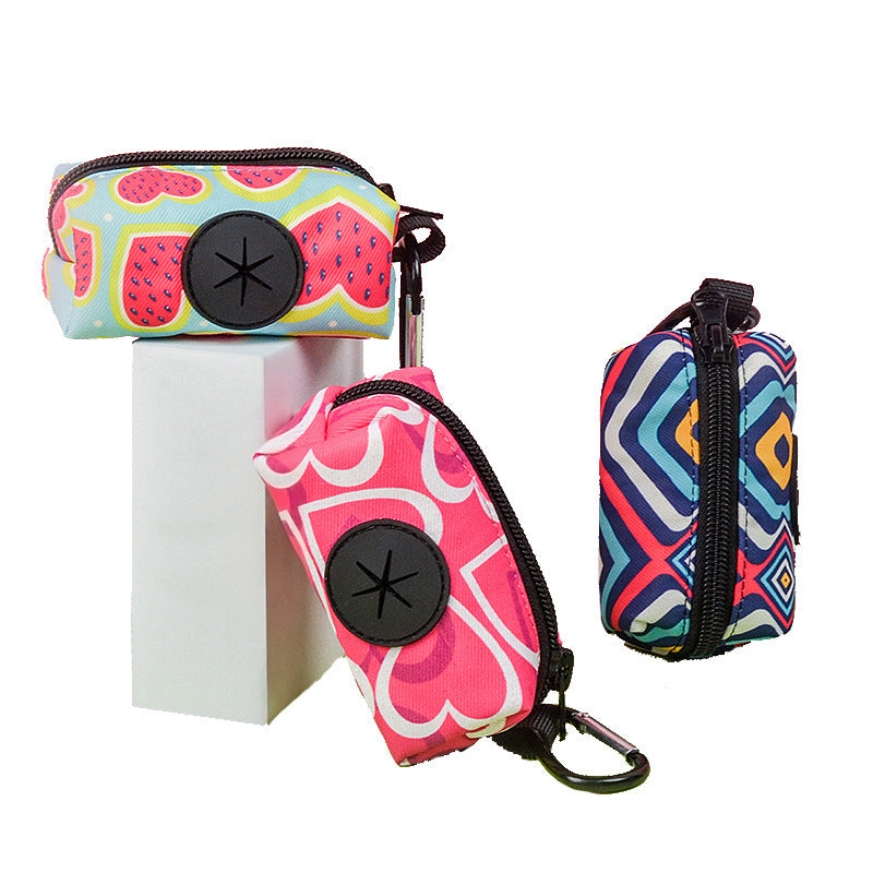 Portasacchetti Igienici per Cani con Zip e Moschettone