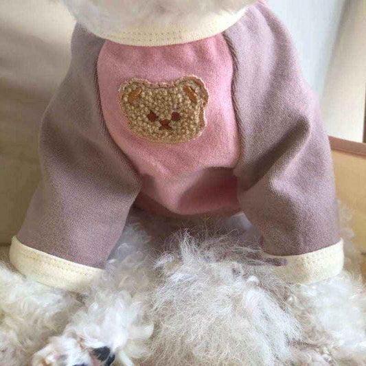 Maglietta per cani con orsetti colorati – Morbida e divertente