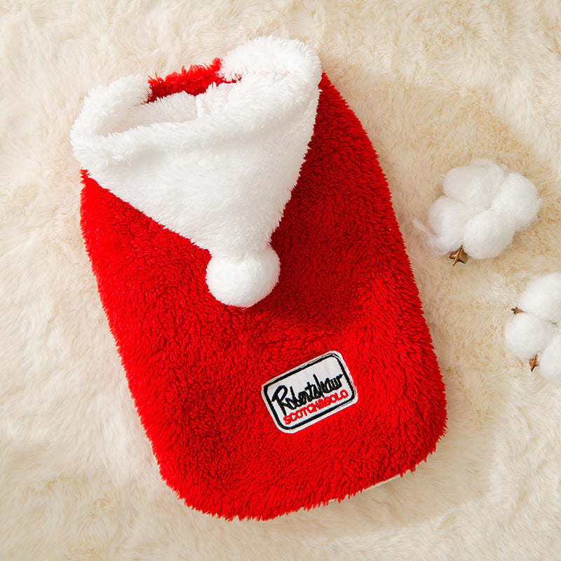 Felpa per Cani in Morbido Pile con Cappuccio e Pompom – Comfort e Stile per il Tuo Amico a Quattro Zampe - Dog Moda