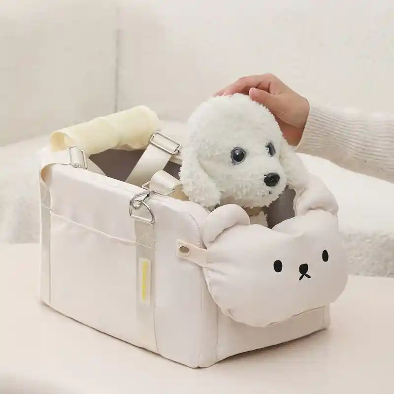 Trasportino Auto Cani Gatti Fluffy Baby - Sicuro Viaggio by Dog Moda