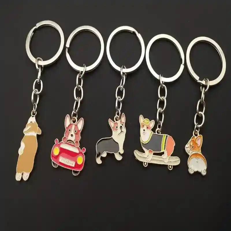 Portachiavi Corgi - Idea Regalo Originale per Amanti Cani by Dog Moda