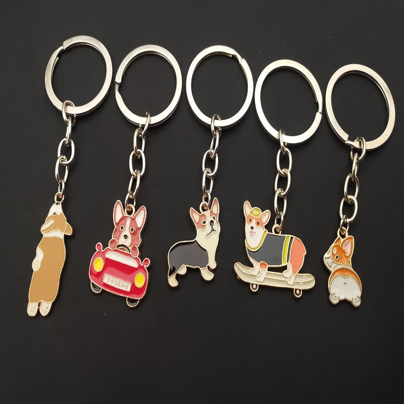 Portachiavi Corgi - Idea Regalo Originale per Amanti Cani