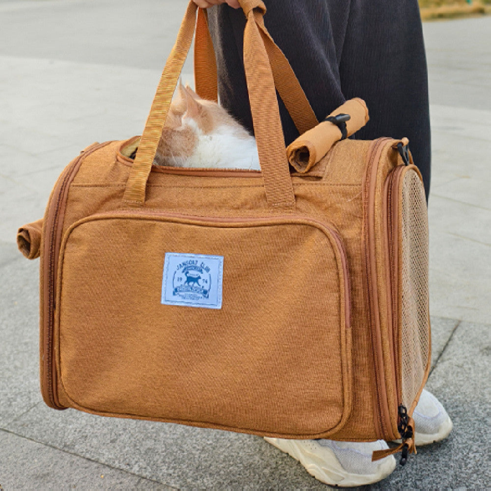 Trasportino Espandibile per Cani e Gatti - Borsa Viaggio