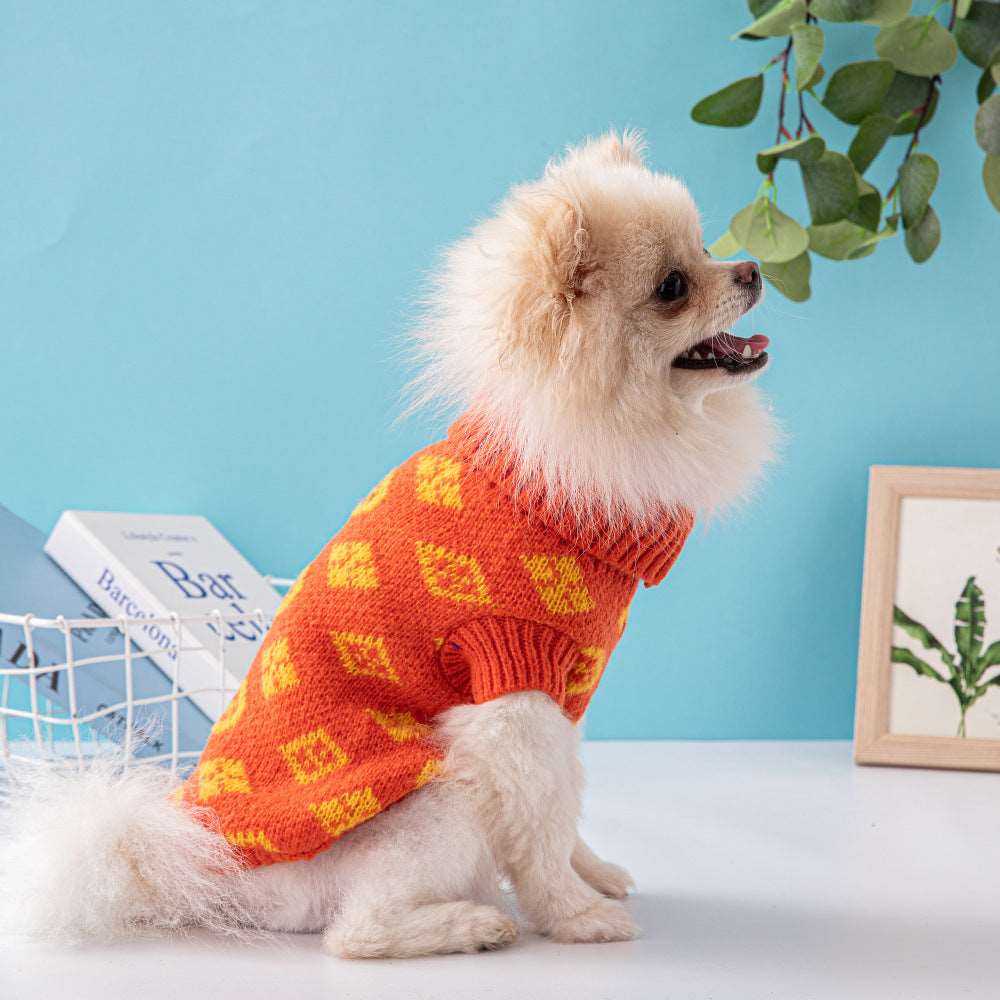 Maglione per cani in lana "Filo di Prestigio" – Calore e Stile per il tuo Amico a Quattro Zampe