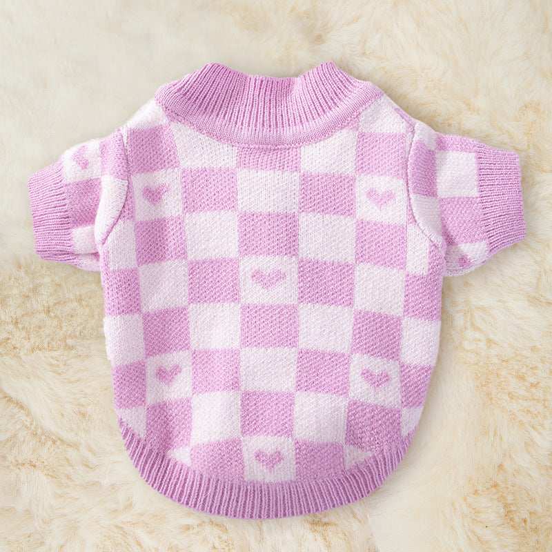 Dog sweater "Paradise" in bright patterns for little friends