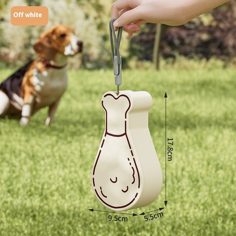 Borraccia Cane 2 in 1 Coscia di Pollo – Acqua e Cibo da Viaggio