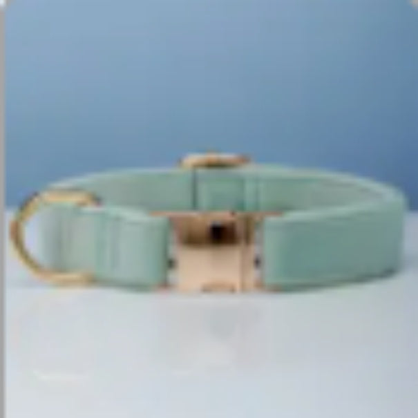 Personalisiertes Hundehalsband mit Namen und Nummer – Weicher Stoff