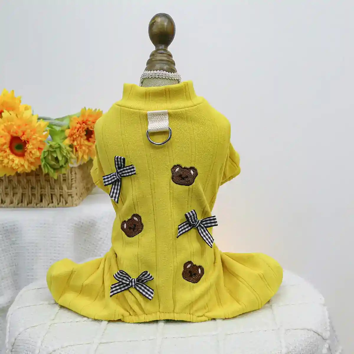 伸縮性4足犬用つなぎ - 冬用パジャマ