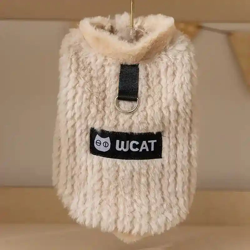 Gilet Fuzzy per Cani - Morbido con Anello Guinzaglio by Dog Moda