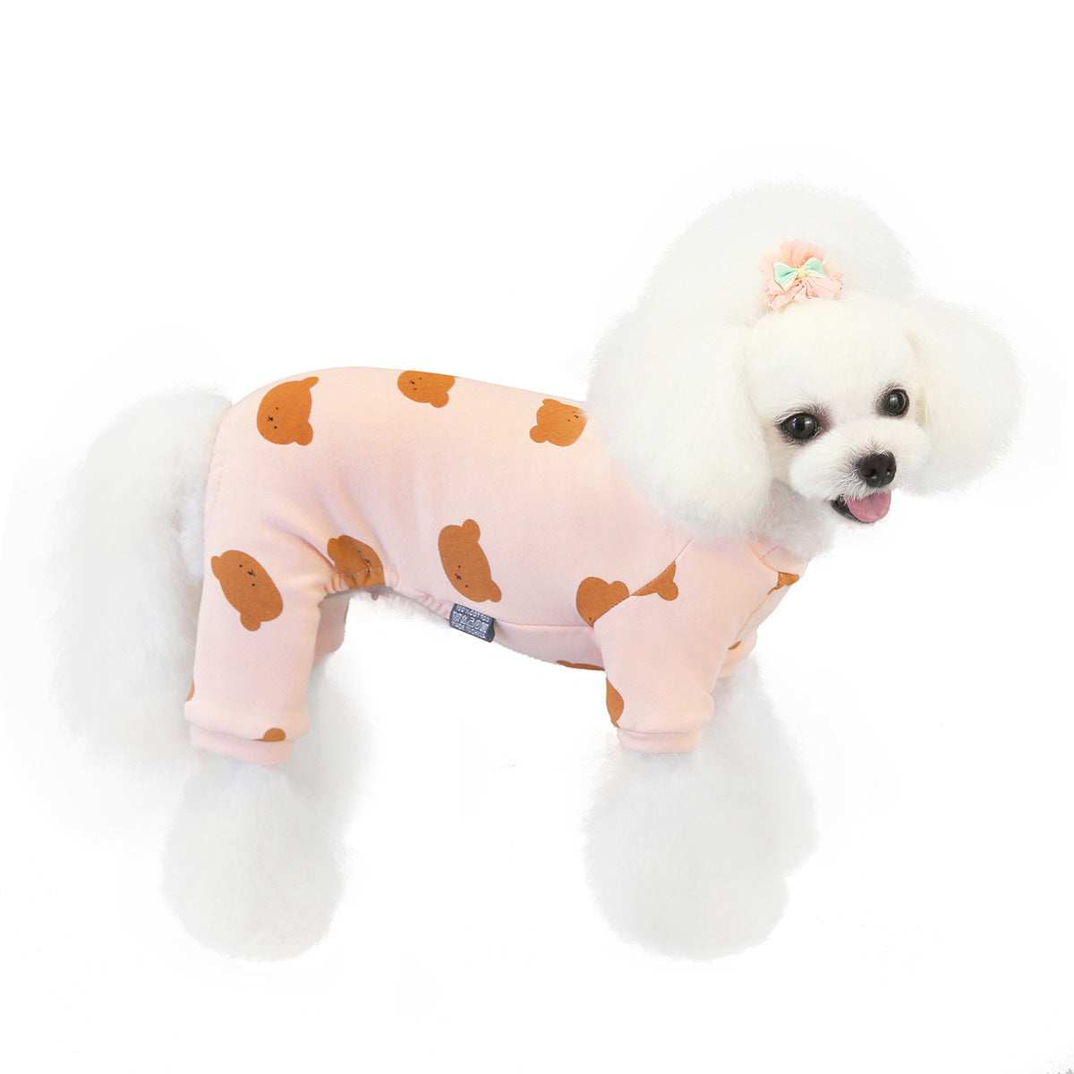 Warm Fleece Jumpsuit for Small Dogs Model "Oreste"