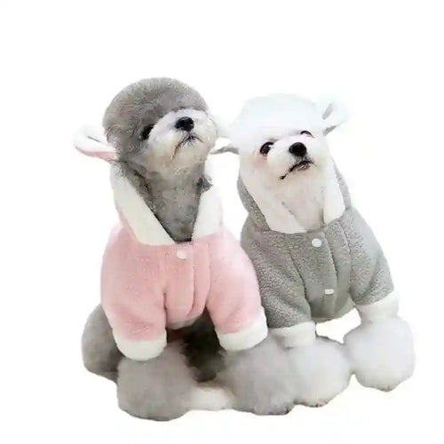 Cappottino Orsetto per Cani con Cappuccio e Orecchie