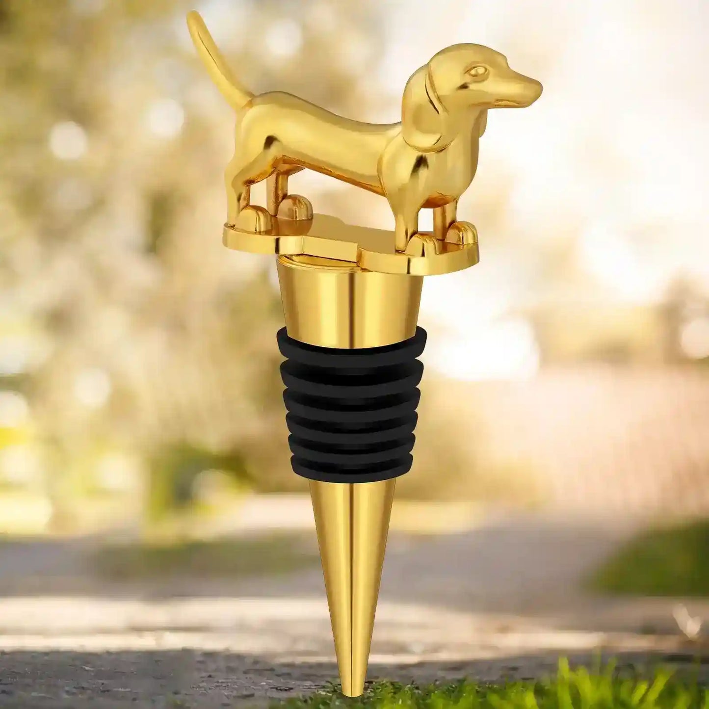 Tappo Vino Bassotto - Chiusura Bottiglia Decorativa by Dog Moda
