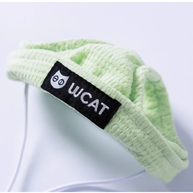 Maglia a Maglia con Cappuccio per Gatti e Cani - Bianca