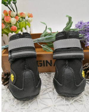 Waterproof Non-Slip Trekking Dog Shoes with Velcro