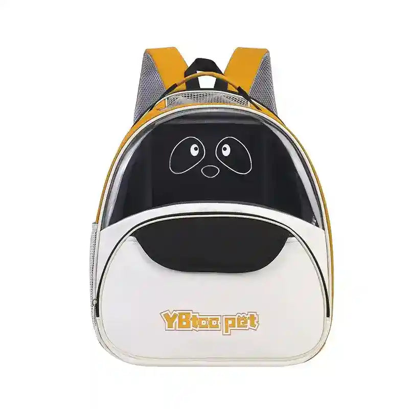 Zaino Trasportino Cani Gatti Panda Cupola Trasparente by Dog Moda