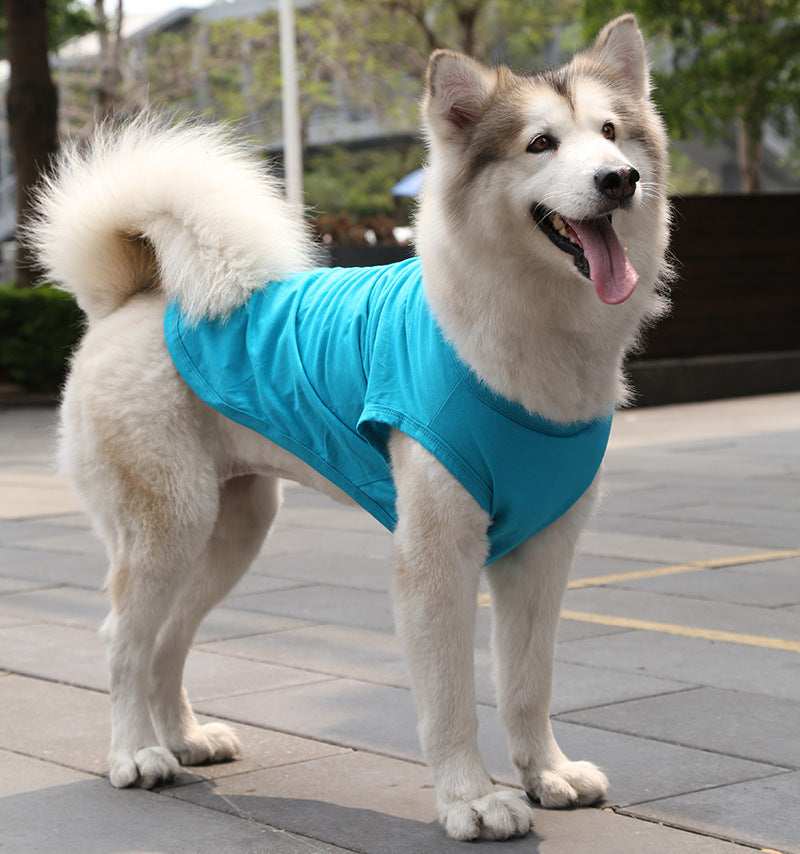 Sleeveless dog shirt also for large dogs "Basic"