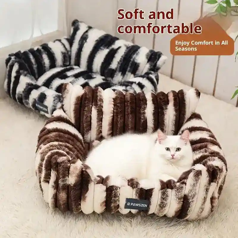 Cuccia Pawszen Rettangolare con Schienale Alto per Cani e Gatti by Dog Moda