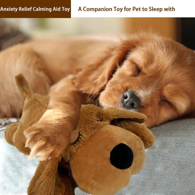 Plush Heartbeat Doll Dog Toy – Anti-Stress Plush with Heartbeat