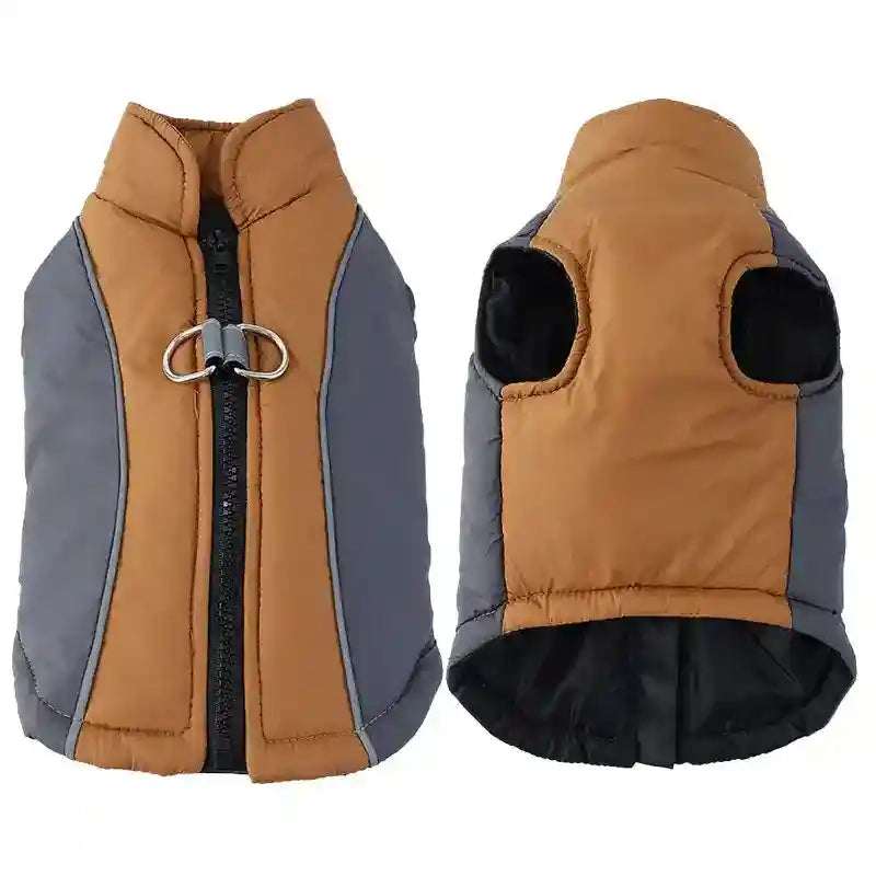 Cappotto Smanicato Riflettente per Cani - Zip Dorsale by Dog Moda