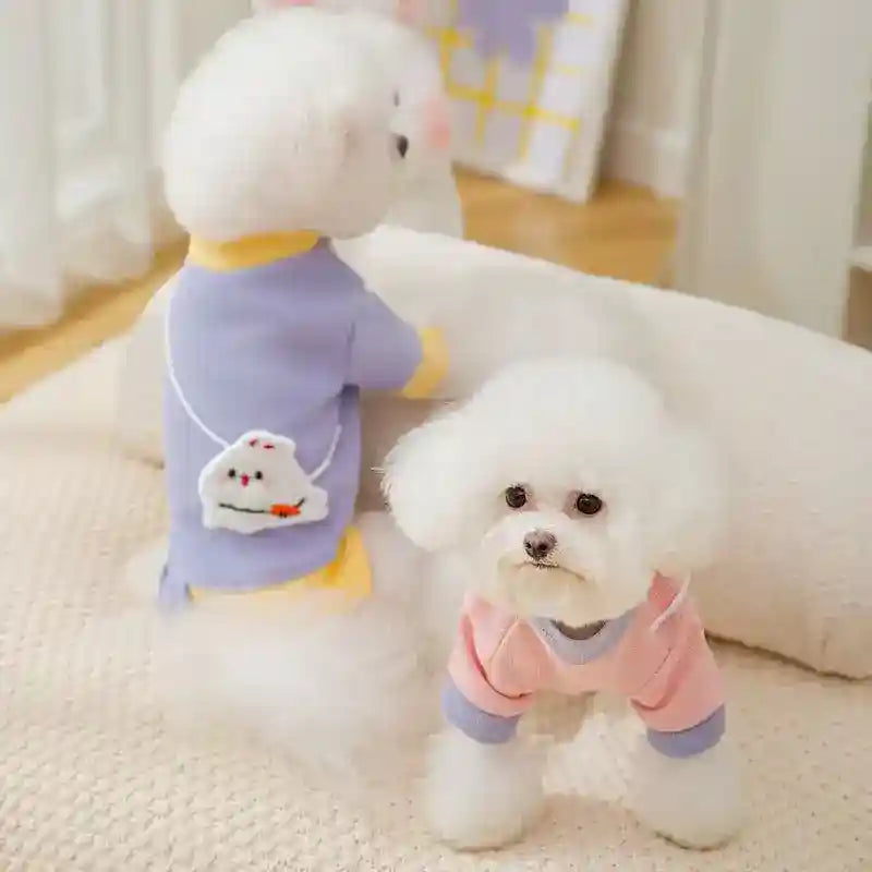 Felpa Bunny con Cappuccio per Cani - Orsetto Cartoon by Dog Moda