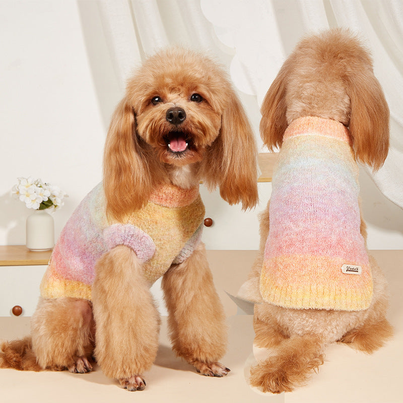 Maglioncino Sfumato Eleganza - Lana Acrilica Smanicata - Dog Moda