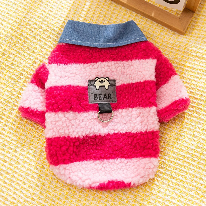BEAR HIPIPET Lambswool Fleece Dog Hoodie