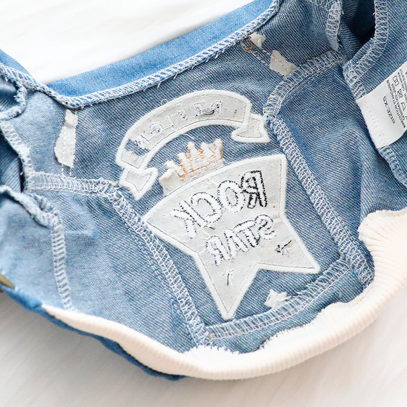 Giacca Jeans per Cani Rock Star | Giaccone Cane Stile Rock