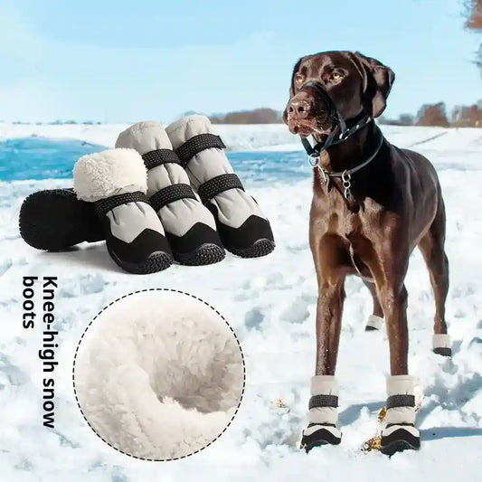 Scarpe Invernali per Cani - Antiscivolo Riflettenti Neve by Dog Moda