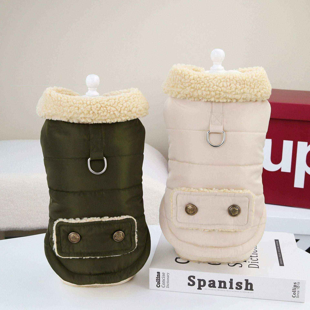 Cappottino Chill per Cani - Colletto Ecopelle, Stile Nordic