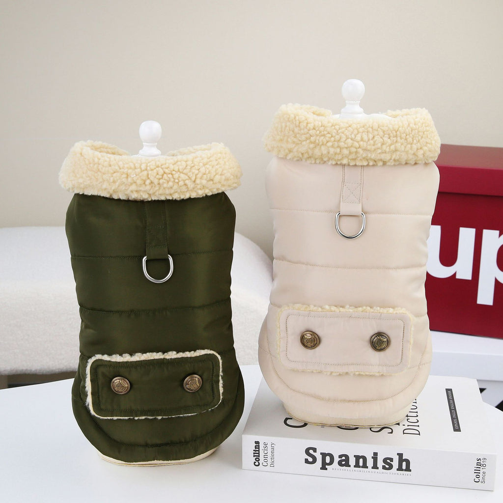 Cappottino Chill per Cani - Colletto Ecopelle, Stile Nordic