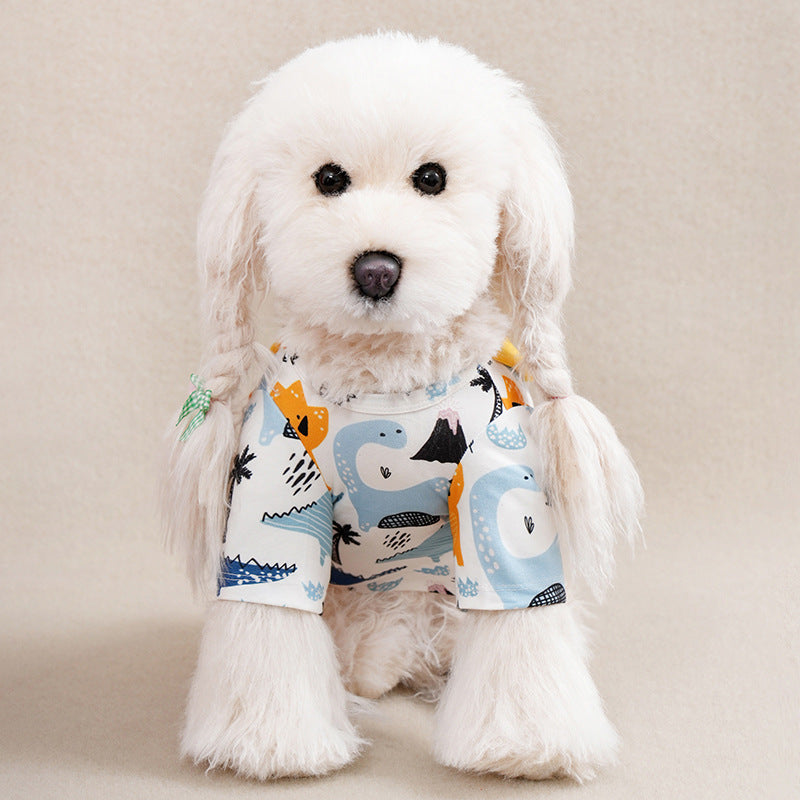 MAGLIETTA COLORATA PER CANI TAGLIE PICCOLE E MEDIE | FANTASIE CUPCAKE, KOALA, DINOSAURI... - Dog Moda