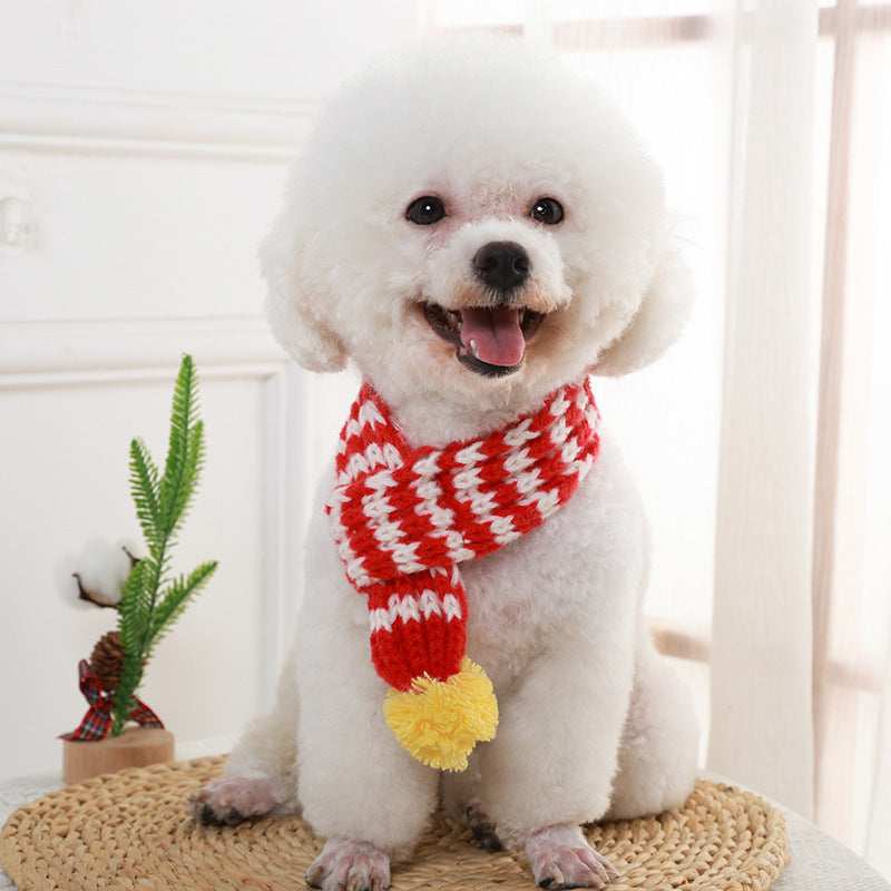 Christmas Scarf for Dogs and Puppies – Soft and Warm Winter Accessory