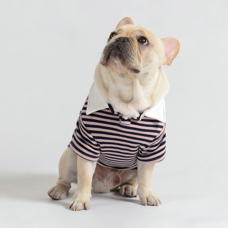 Maglietta per Bulldog e Carlino in cotone "Sunny Cupcake"