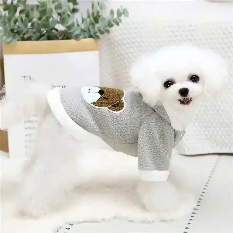 Cappottino Orsetto per Cani con Cappuccio e Orecchie by Dog Moda